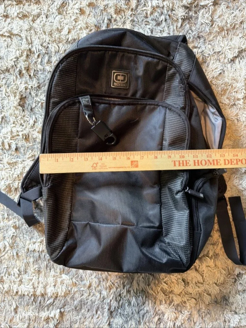 OGIO Roamer Black Backpack w/ Laptop Protective Pocket Company Branded